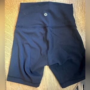 Black 4’ Lululemon Biker Shorts
